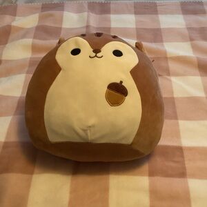Squishmallows Brown and Cream Plush Toy